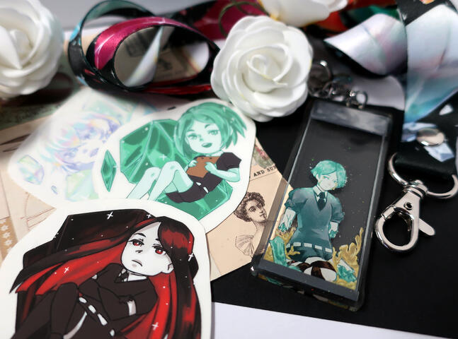 Houseki no Kuni - Fanmerch, charm &amp; stickers